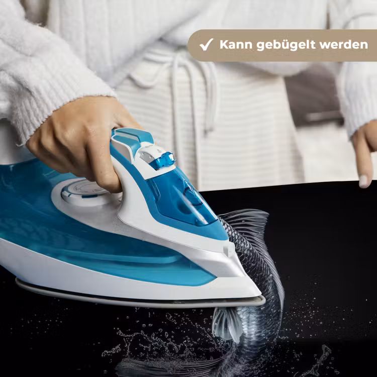 Vis - Koi - Zwart - Water Wandkleed katoen klein -tsfeer9_DE