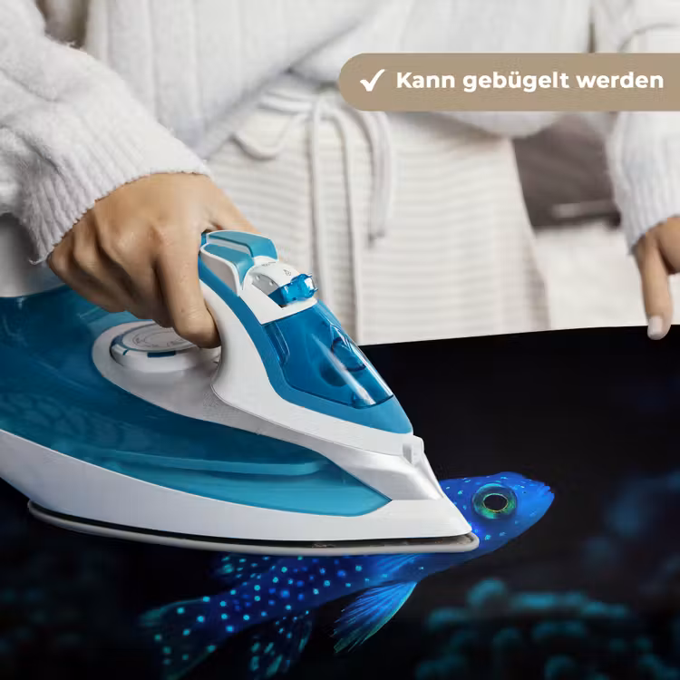 Vis - Stippen - Koraal - Blauw Wandkleed katoen klein -tsfeer9_DE