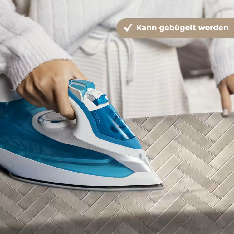 Visgraat - Wandtegel - Beige Wandkleed katoen klein 269 -tsfeer9_DE