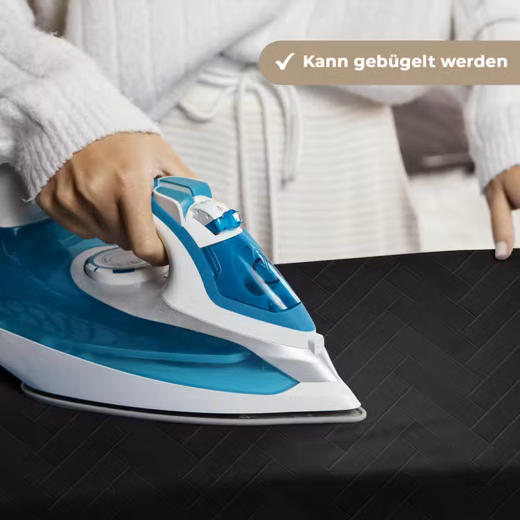 Visgraat - Wandtegel - Mat - Zwart Wandkleed katoen klein 269 -tsfeer9_DE