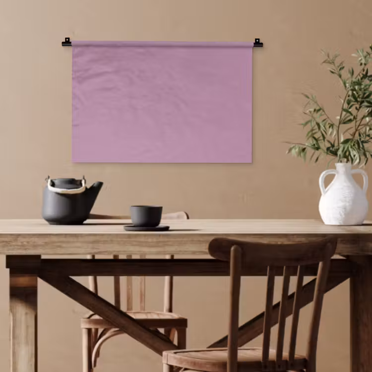 Lilac - Paars - Mauve Wandkleed katoen klein 269 -sfeer6