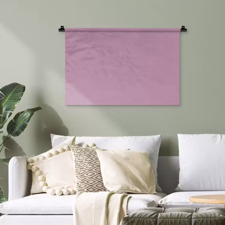 Lilac - Paars - Mauve Wandkleed katoen klein 269 -sfeer7