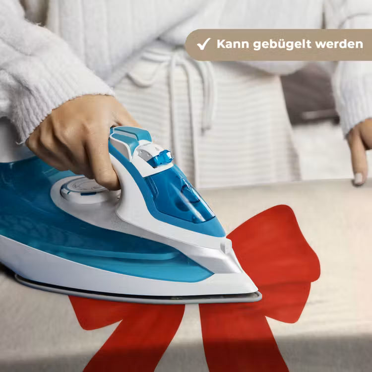 Strik - Symmetrisch - Rood - Lint Wandkleed katoen klein -tsfeer9_DE