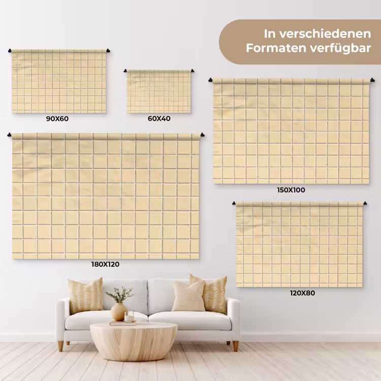 Tegels - Patroon - Crème Wandkleed katoen klein 269 -tsfeer8_DE