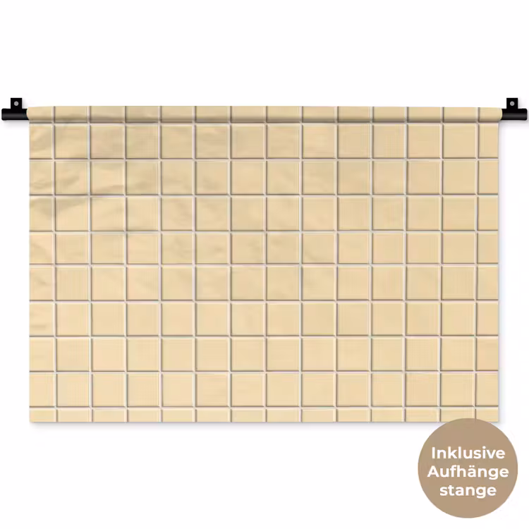 Tegels - Patroon - Crème Wandkleed katoen klein 269 -t3d_DE