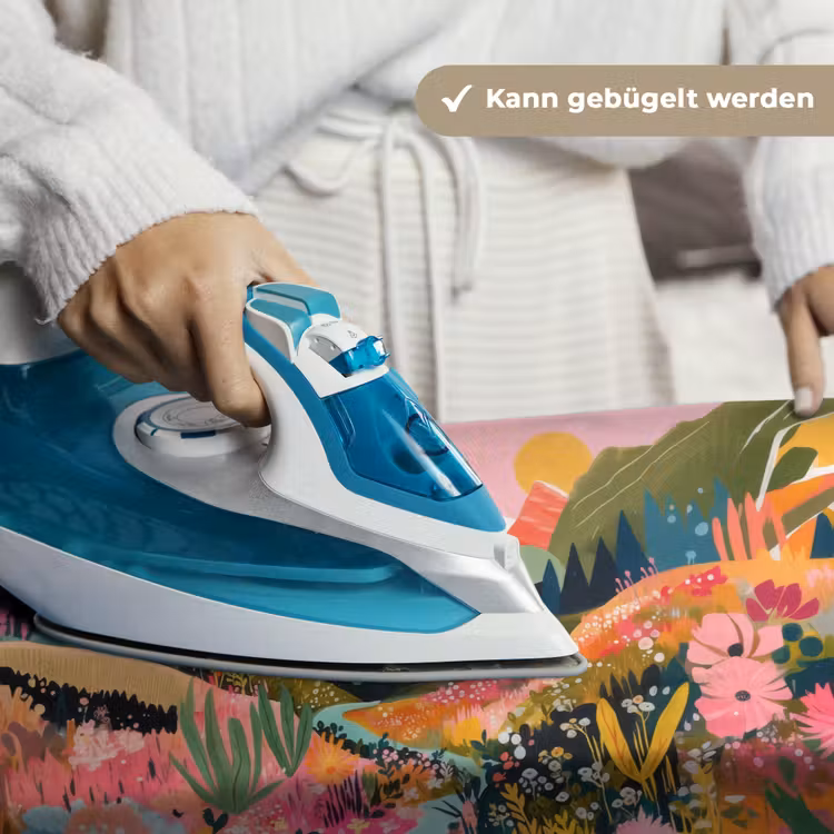 Rivier - Diepte - Bloemen Wandkleed katoen klein -tsfeer9_DE