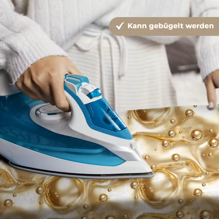 Vloeibaar - Druppels - Goud Wandkleed katoen klein 269 -tsfeer9_DE