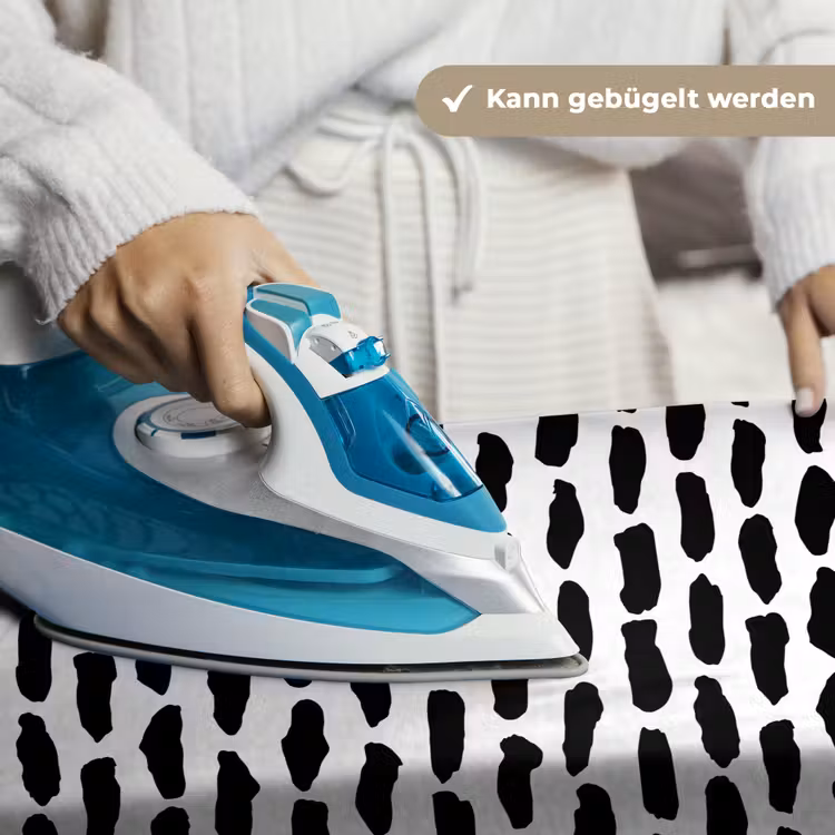 Vorm - Zwart - Wit - Vlekken Wandkleed katoen klein 269 -tsfeer9_DE