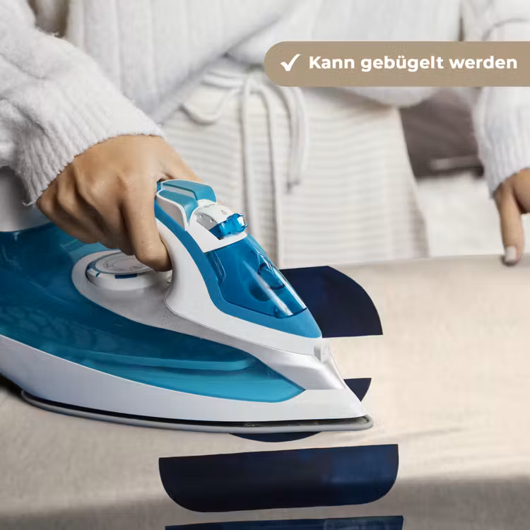 Vormen - Blauw - Abstract Wandkleed katoen klein -tsfeer9_DE