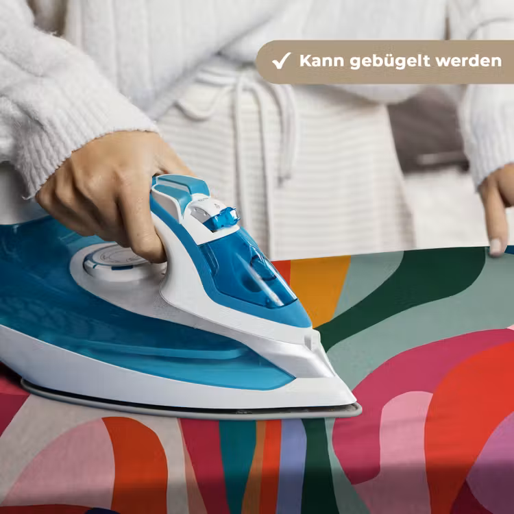 Vormen - Bochten - Kleurrijk - Abstract Wandkleed katoen klein -tsfeer9_DE