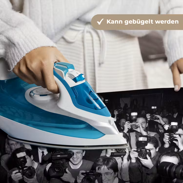 Fotografen - Menigte - Flitsers - Journalistiek Wandkleed katoen klein -tsfeer9_DE