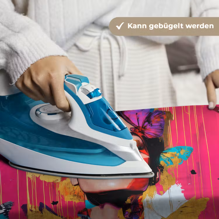 Vrouw - Abstract - Kleurrijk Wandkleed katoen klein -tsfeer9_DE