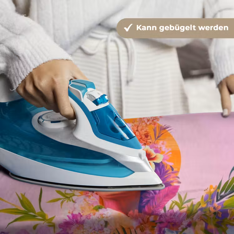 Vrouw - Abstract - Cirkel - Bloemen Wandkleed katoen klein -tsfeer9_DE