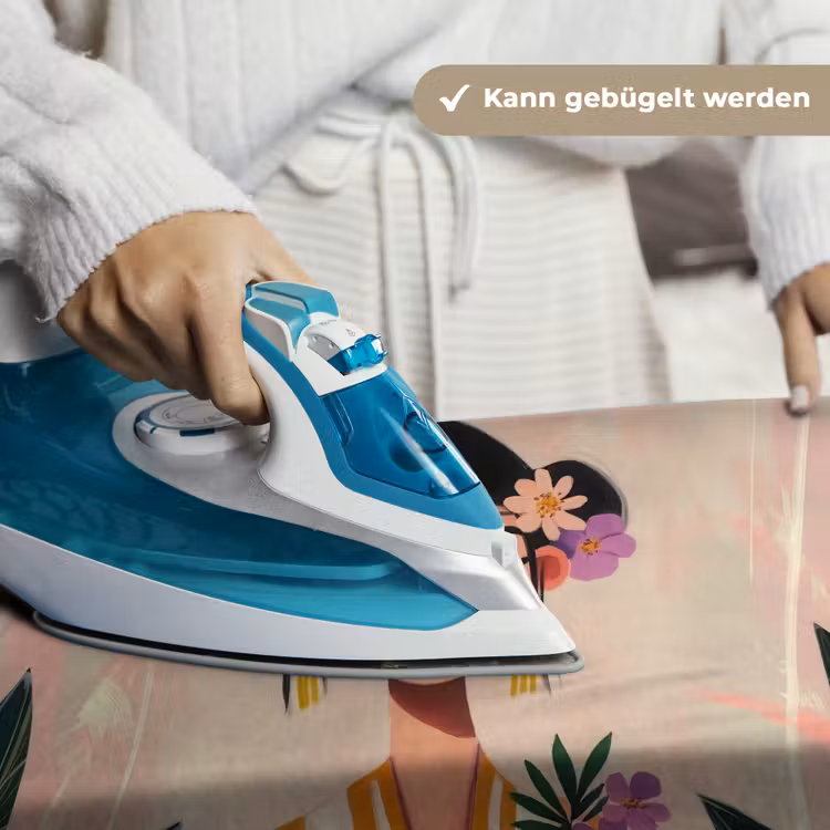 Vrouw - Bloemen - Pastel Wandkleed katoen klein -tsfeer9_DE