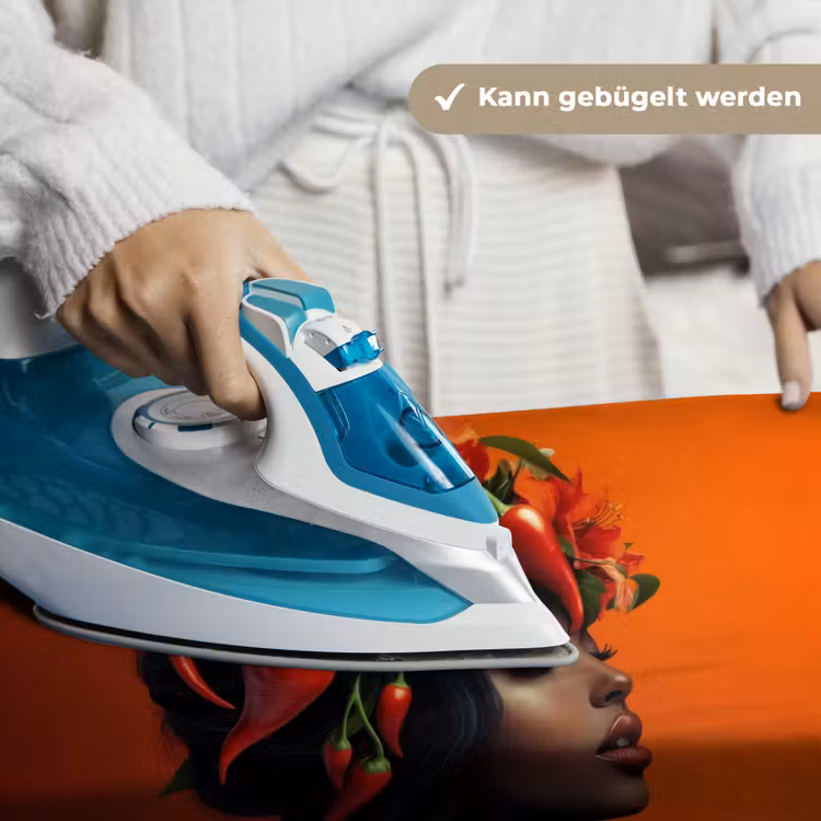 Vrouw - Chilipepers - Pepers - Bloemen Wandkleed katoen klein -tsfeer9_DE