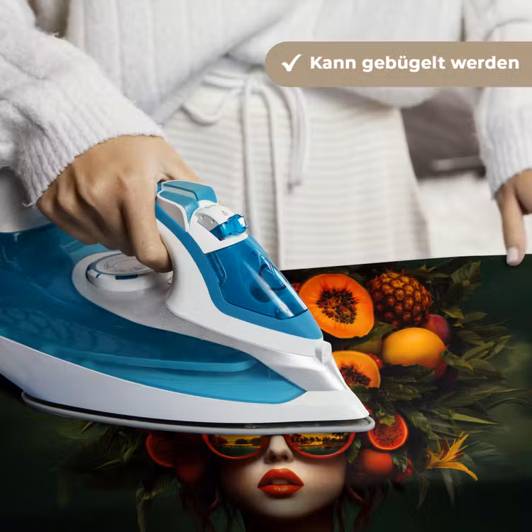 Vrouw - Vruchten - Papaja - Ananas Wandkleed katoen klein -tsfeer9_DE