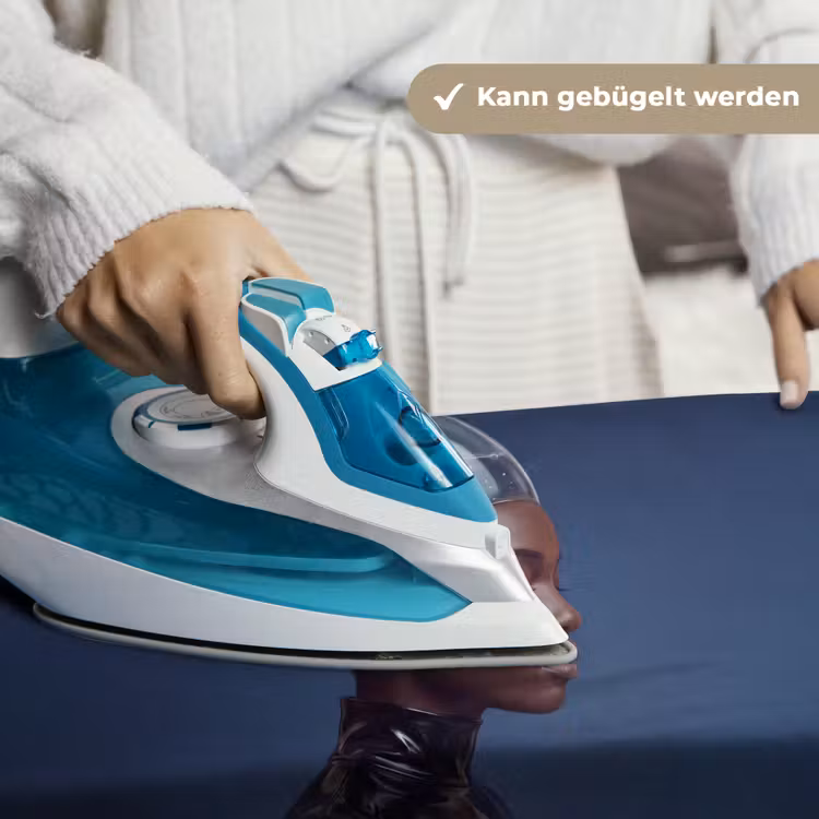 Vrouw - Goudvis - Hoofd - Abstract - Blauw Wandkleed katoen klein -tsfeer9_DE