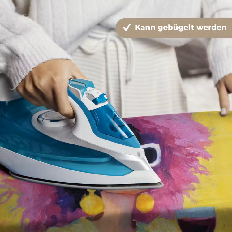 Vrouw - Hoed - Paars - Wijn Wandkleed katoen klein -tsfeer9_DE
