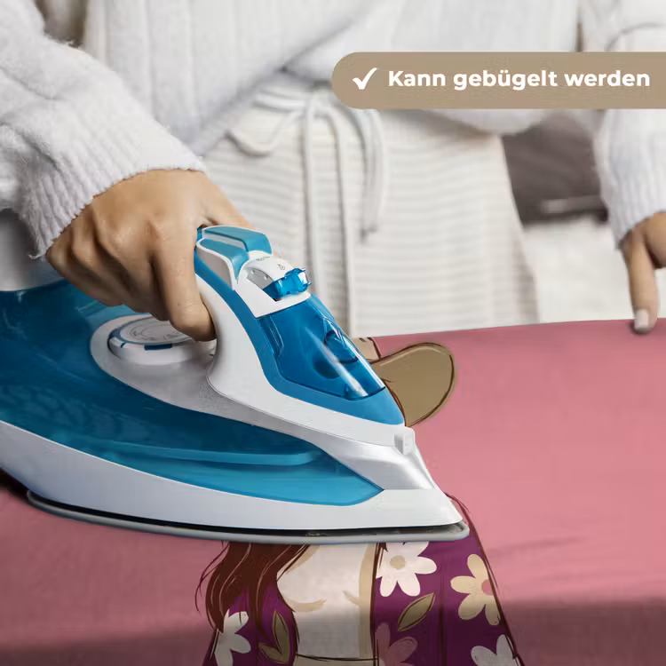 Vrouw - Hoed - Portret - Illustratie - Roze Wandkleed katoen klein -tsfeer9_DE
