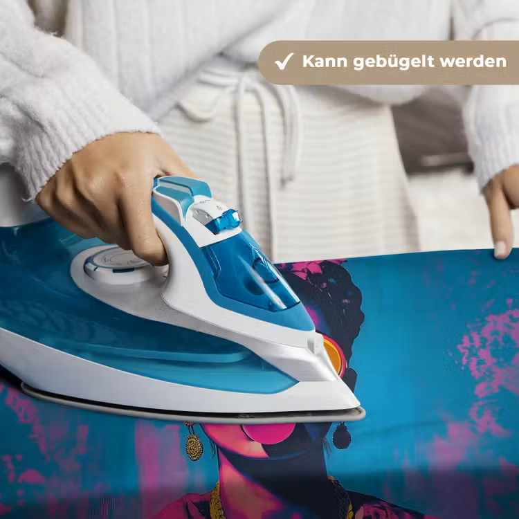 Vrouw - Kauwgom - Zonnebril - Oranje Wandkleed katoen klein -tsfeer9_DE