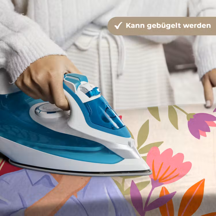 Vrouw - Lezen - Thuis - Modern - Bloemen Wandkleed katoen klein -tsfeer9_DE
