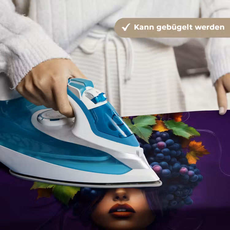 Vrouw - Paars - Druiven Wandkleed katoen klein -tsfeer9_DE
