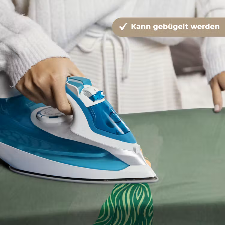 Vrouw - Portret - Illustratie - Modern - Groen Wandkleed katoen klein -tsfeer9_DE