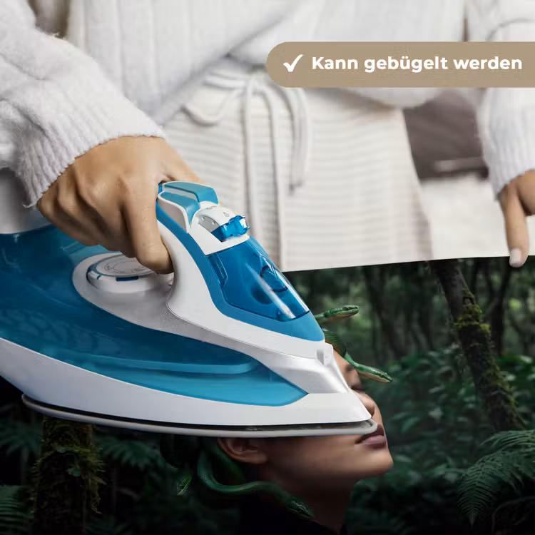 Vrouw - Slang - Natuur - Mystiek - Groen Wandkleed katoen klein -tsfeer9_DE
