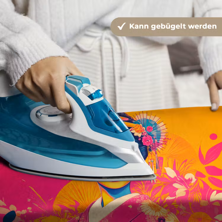 Vrouw - Zonnebril - Abstract - Oranje Wandkleed katoen klein -tsfeer9_DE