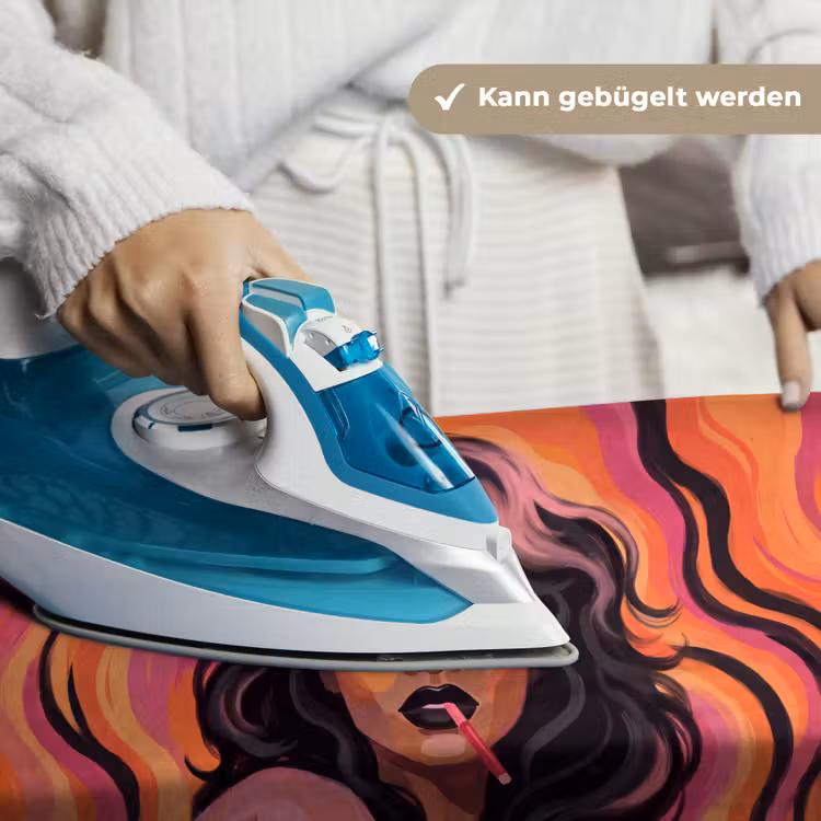 Vrouw - Zonnebril - Modern - Portret - Oranje Wandkleed katoen klein -tsfeer9_DE