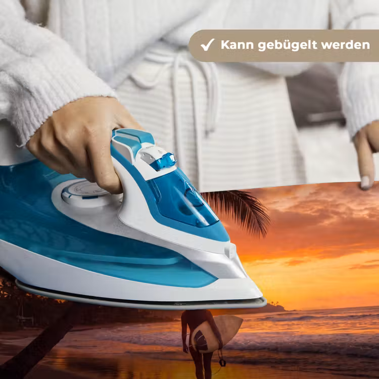 Vrouw - Surfplank - Strand - Zonsondergang - Oranje Wandkleed katoen klein -tsfeer9_DE
