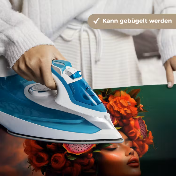 Vrouw - Drankenfruit - Rozen Wandkleed katoen klein -tsfeer9_DE