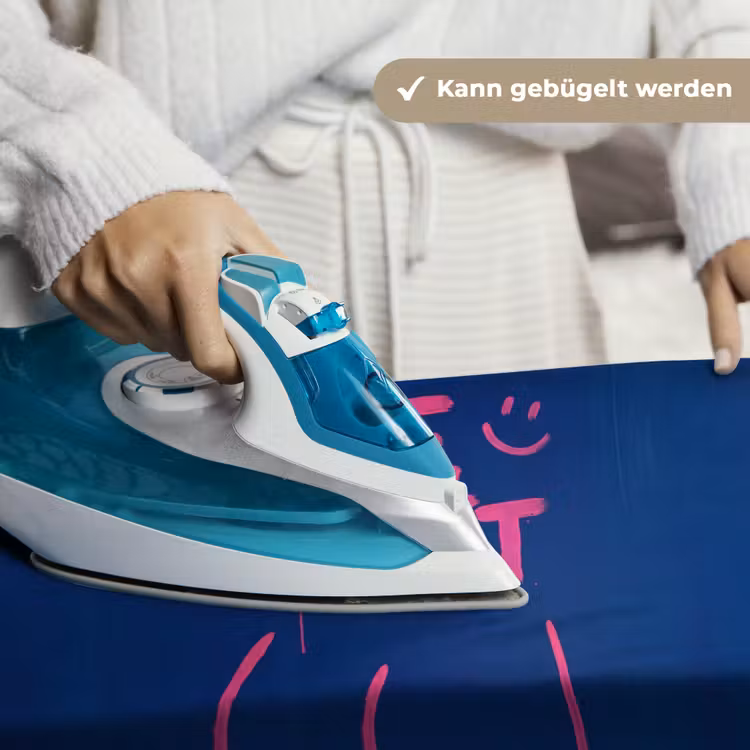 Brutaal - Grappig - Blauw Wandkleed katoen klein -tsfeer9_DE