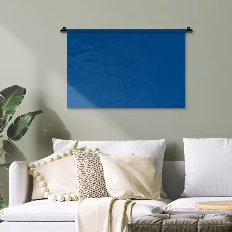 Free - Groove - Blauw Wandkleed katoen klein 269 -sfeer7