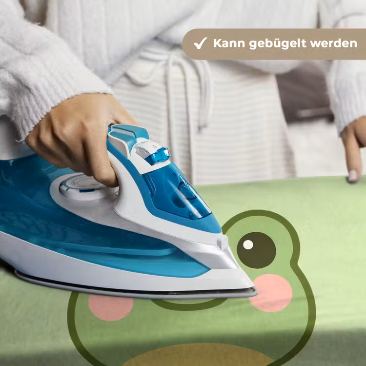 Kikker - Groen - Vriendelijkheid Wandkleed katoen klein -tsfeer9_DE
