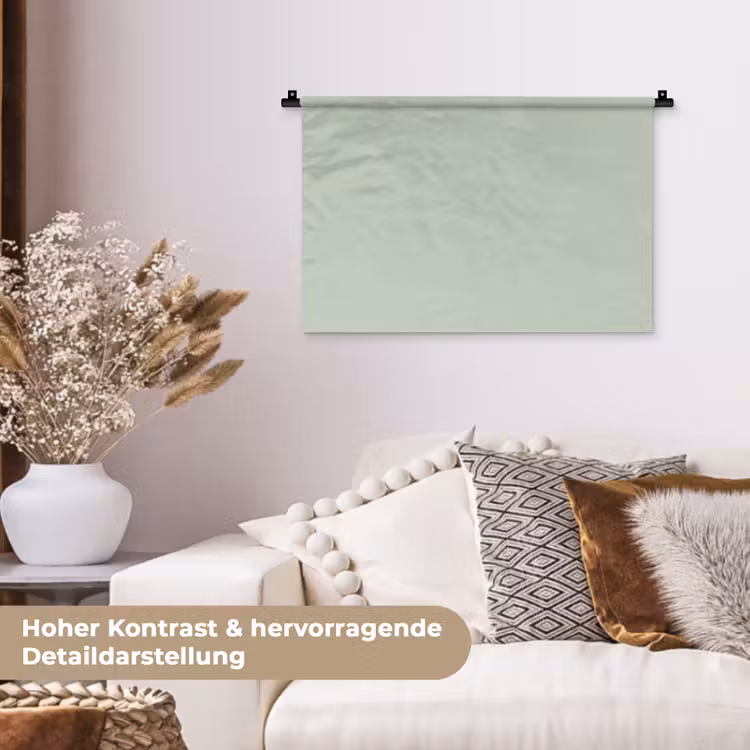 Frosted - Mint - Groen Wandkleed katoen klein 269 -tsfeer1_DE