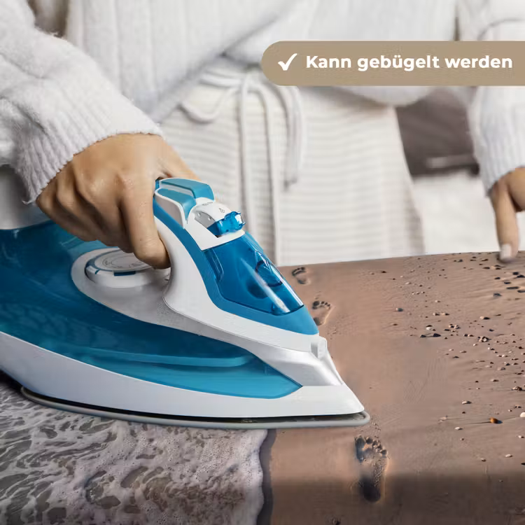 Voetstappen - Vloedlijn - Zee Wandkleed katoen klein -tsfeer9_DE