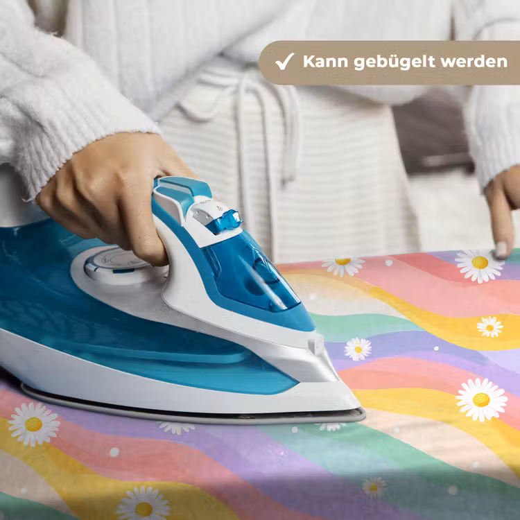 Madeliefjes - Kleurrijk - Pastel - Vrolijk Wandkleed katoen klein -tsfeer9_DE