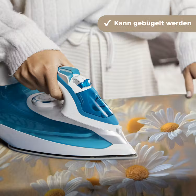 Madeliefjes - Wit - Zonlicht Wandkleed katoen klein -tsfeer9_DE