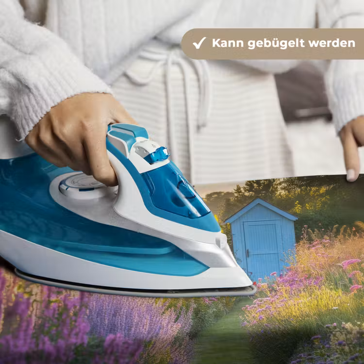 Tuinhuisje - Blauw - Bloemen Wandkleed katoen klein -tsfeer9_DE