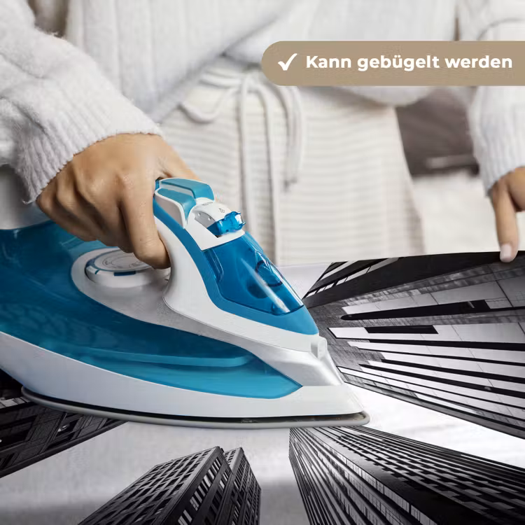 Gebouwen - Lucht - Zwart Wandkleed katoen klein -tsfeer9_DE