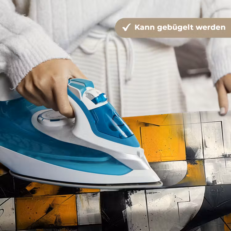 Geel - Abstract - Modern - Vormen Wandkleed katoen klein -tsfeer9_DE