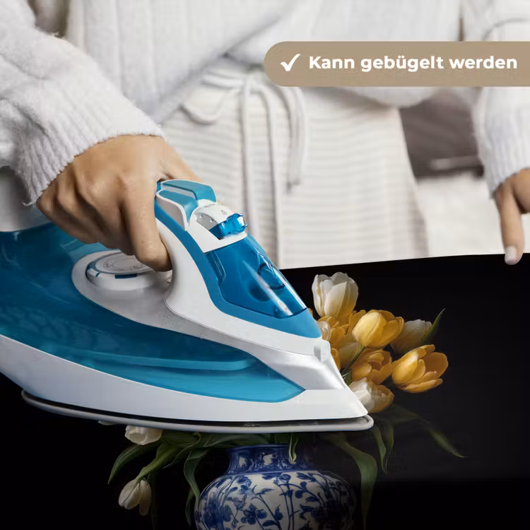 Geel - Tulpen - Vaas - Bloemen Wandkleed katoen klein -tsfeer9_DE
