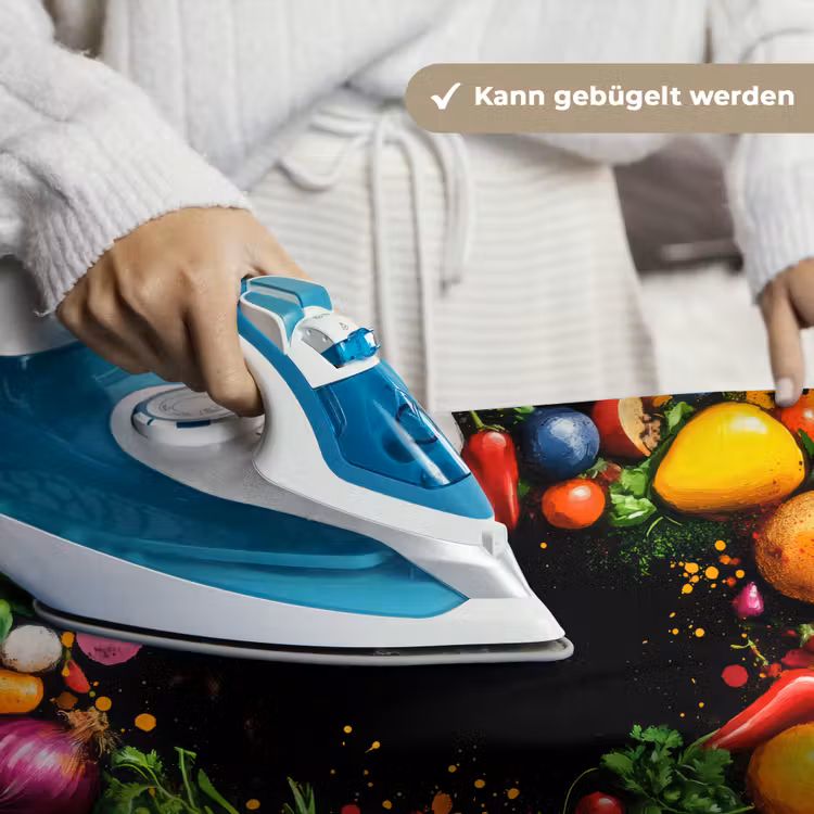 Groente - Graffiti - Kleurrijk - Koken - Abstract Wandkleed katoen klein -tsfeer9_DE