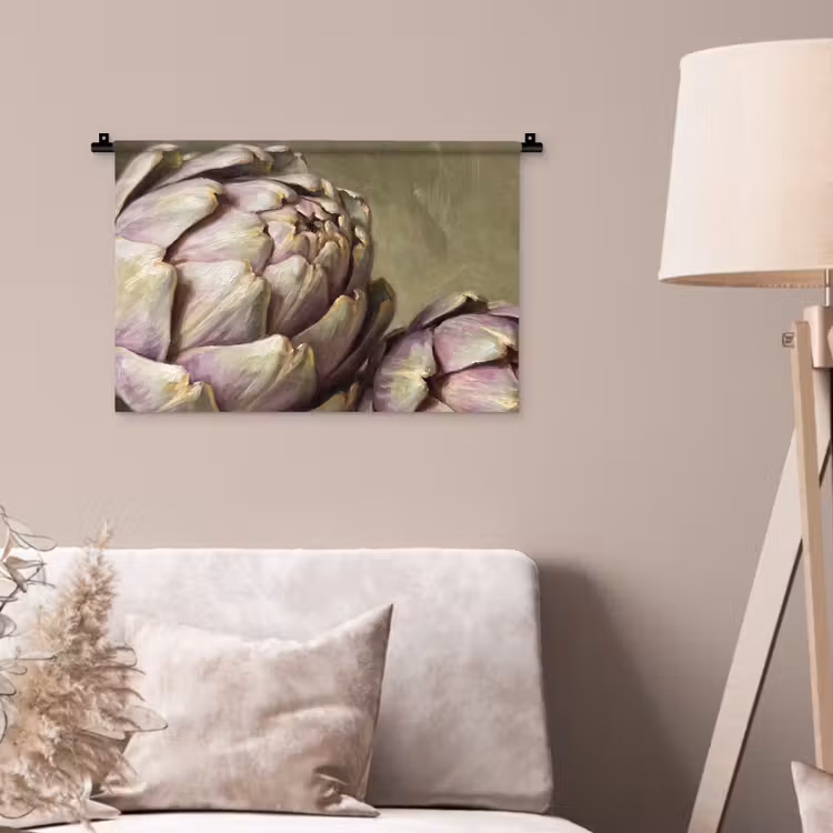 Wandteppich - Gemüse – Stillleben – Gemälde - Groente - Stilleven - Schilderij Wandkleed katoen klein