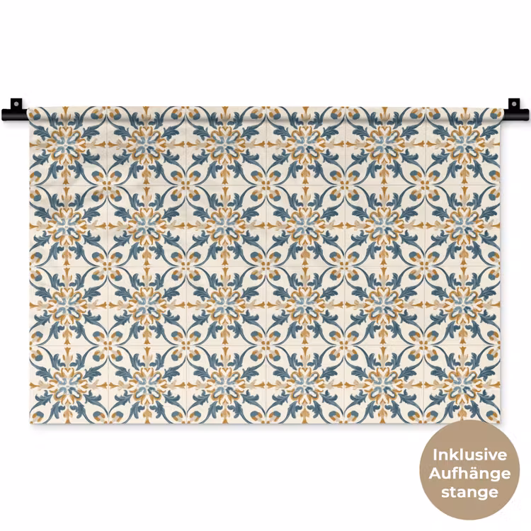 Patroon - Klassiek - Kleurrijk Wandkleed katoen klein 269 -t3d_DE