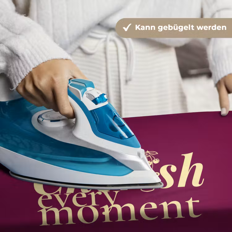 Cherish every moment - Cocktailglas - Bordeaux Wandkleed katoen klein -tsfeer9_DE