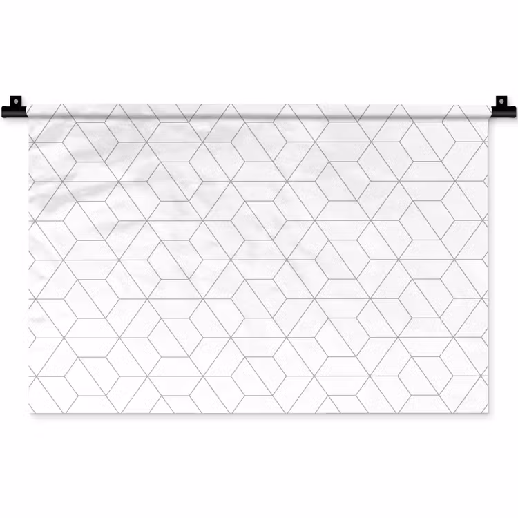 Geometrie - Lijn - Patroon Wandkleed katoen klein 269 -zz3d