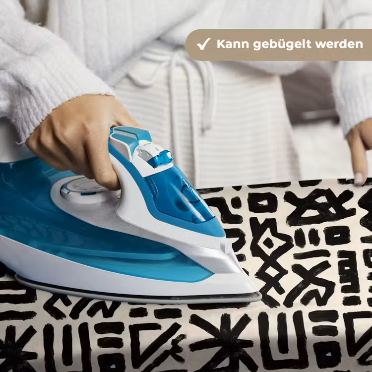 Geometrisch - Figuren - Zwart Wandkleed katoen klein 269 -tsfeer9_DE