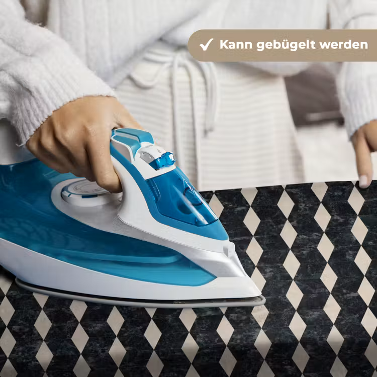 Geometrisch - Patroon - Marmer - Groen Wandkleed katoen klein 269 -tsfeer9_DE